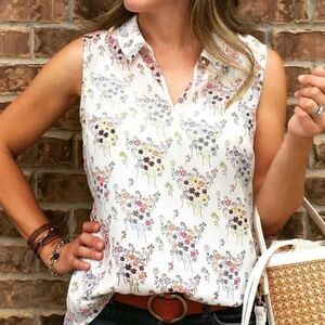 Cabi Semi-Sheer Top